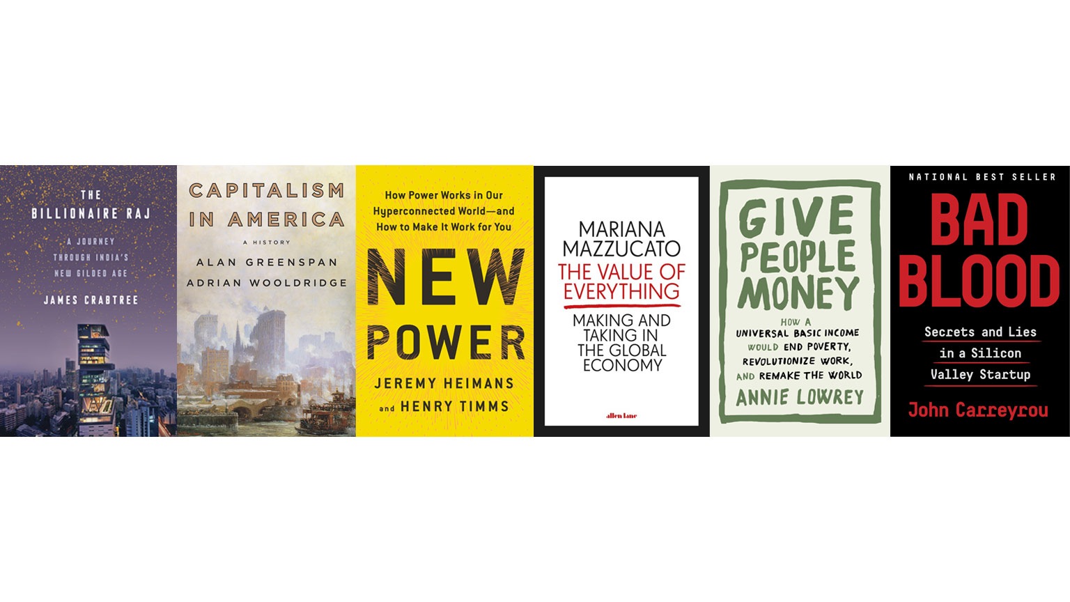 For your reading list the shortlist for Business Book of the Year